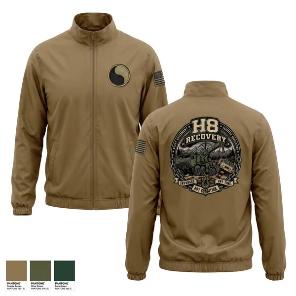 Windbreaker, H8 Recovery, Army, Teamtime, Team time, sublimation, custom sports apparel, team uniforms, spirit wear, spiritwear, sports uniforms, custom shirts, team store, custom team store, fundraiser sports, apparel fundraiser