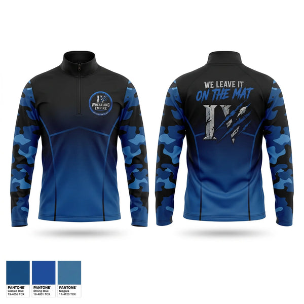 Quarter Zip Jacket, imperial valley wrestling empire, Wrestling, Teamtime, Team time, sublimation, custom sports apparel, team uniforms, spirit wear, spiritwear, sports uniforms, custom shirts, team store, custom team store, fundraiser sports, apparel fundraiser