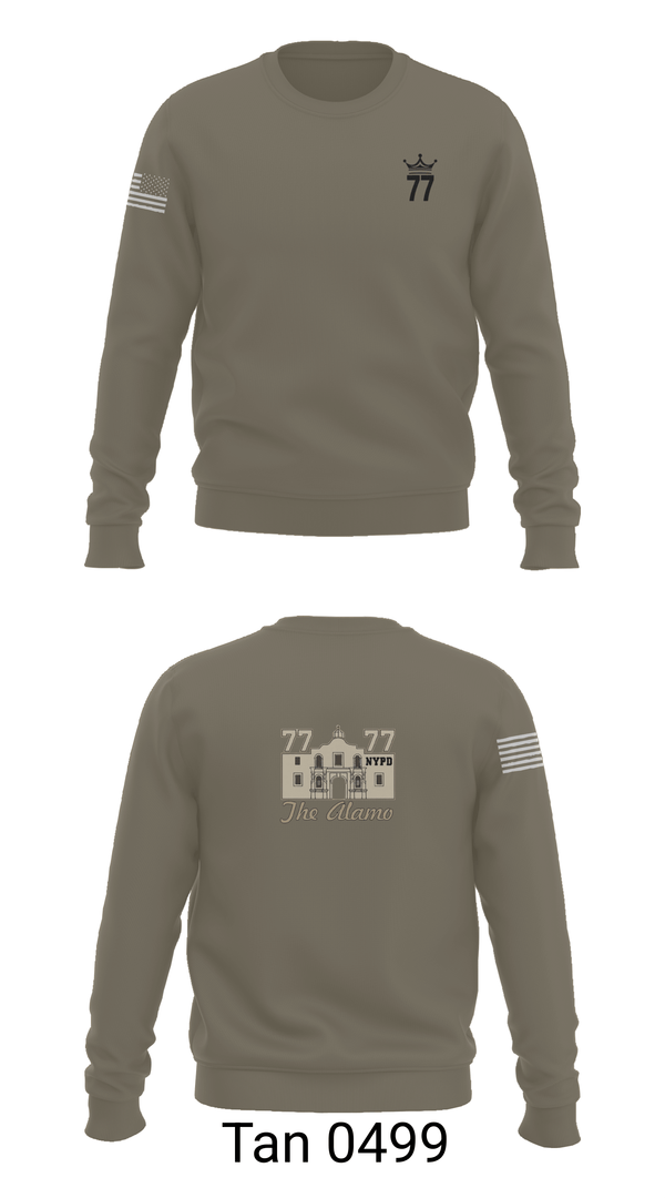 Crew Neck Sweatshirt, 77 Pct, Police, Teamtime, Team time, sublimation, custom sports apparel, team uniforms, spirit wear, spiritwear, sports uniforms, custom shirts, team store, custom team store, fundraiser sports, apparel fundraiser