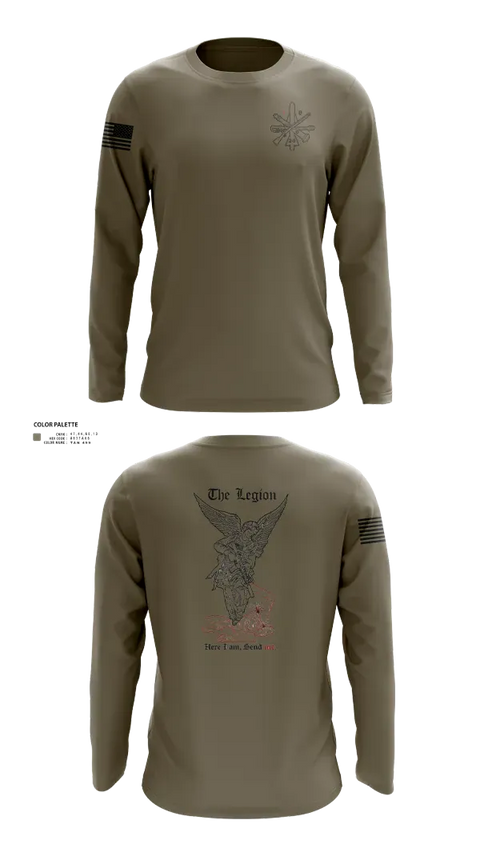Long Sleeve Performance Shirt, 1st Platoon / B CO / 2-5 CAV, Army, Teamtime, Team time, sublimation, custom sports apparel, team uniforms, spirit wear, spiritwear, sports uniforms, custom shirts, team store, custom team store, fundraiser sports, apparel fundraiser