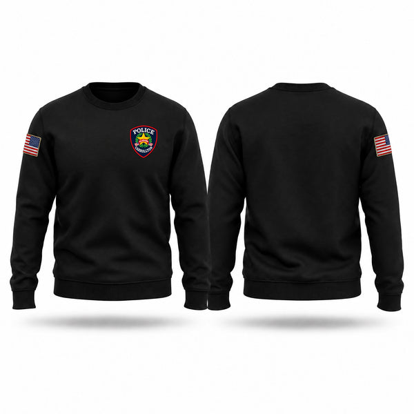 Crew Neck Sweatshirt, Carrollton, Police, Teamtime, Team time, sublimation, custom sports apparel, team uniforms, spirit wear, spiritwear, sports uniforms, custom shirts, team store, custom team store, fundraiser sports, apparel fundraiser