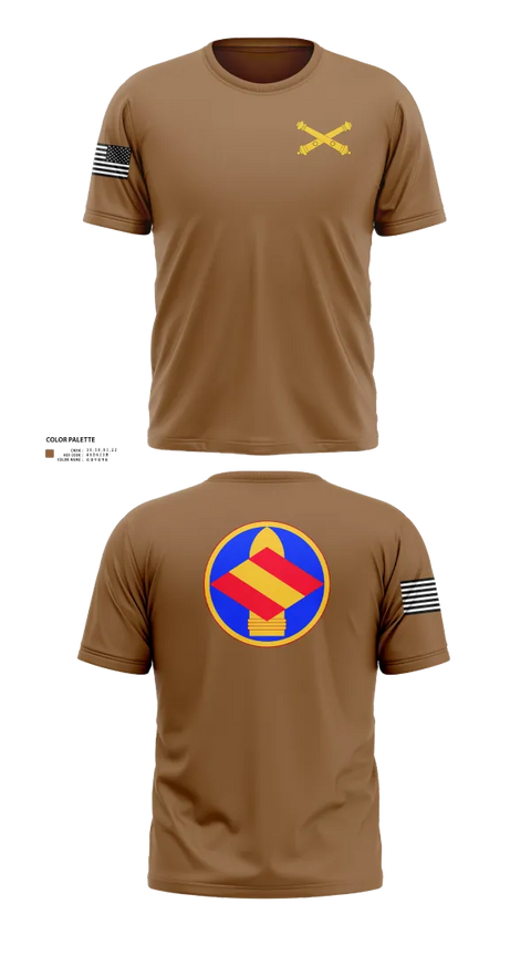 Old School Cotton Feel Shirt, HQ 142 FA BDE, National Guard, Teamtime, Team time, sublimation, custom sports apparel, team uniforms, spirit wear, spiritwear, sports uniforms, custom shirts, team store, custom team store, fundraiser sports, apparel fundraiser