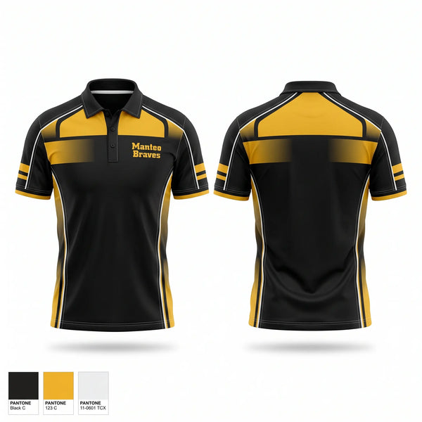 Short Sleeve Performance Polo, Manteo Braves, Women's Basketball, Teamtime, Team time, sublimation, custom sports apparel, team uniforms, spirit wear, spiritwear, sports uniforms, custom shirts, team store, custom team store, fundraiser sports, apparel fundraiser