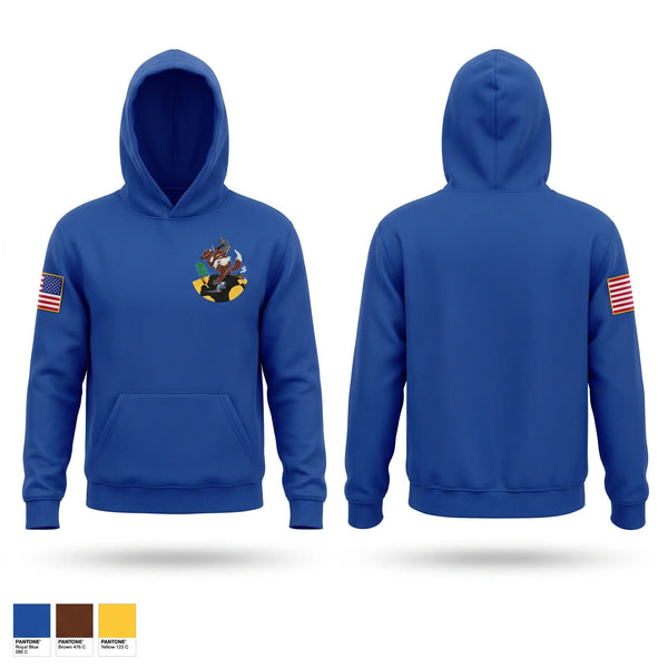 Hoodie, VP-5 Mad Foxes, Navy, Teamtime, Team time, sublimation, custom sports apparel, team uniforms, spirit wear, spiritwear, sports uniforms, custom shirts, team store, custom team store, fundraiser sports, apparel fundraiser