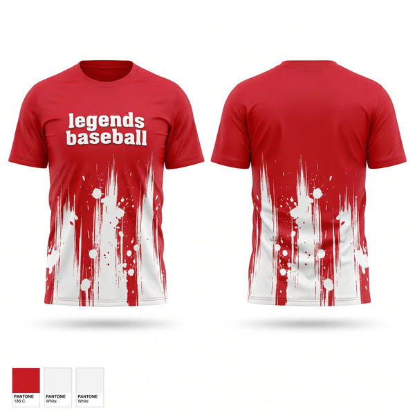 Soft Poly Tee Cotton Like Feel, legends baseball, Baseball, Teamtime, Team time, sublimation, custom sports apparel, team uniforms, spirit wear, spiritwear, sports uniforms, custom shirts, team store, custom team store, fundraiser sports, apparel fundraiser