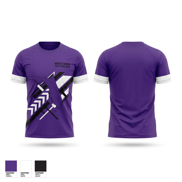 Short Sleeve Performance Shirt, WINTER GARDEN VOLLEYBALL CLUB, Women's Volleyball, Teamtime, Team time, sublimation, custom sports apparel, team uniforms, spirit wear, spiritwear, sports uniforms, custom shirts, team store, custom team store, fundraiser sports, apparel fundraiser