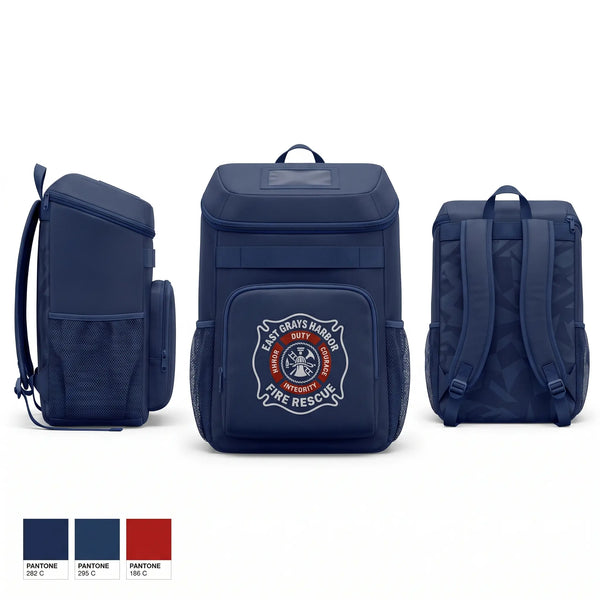 Gear Bag, East Grays Harbor Fire Rescue, Fire Department, Teamtime, Team time, sublimation, custom sports apparel, team uniforms, spirit wear, spiritwear, sports uniforms, custom shirts, team store, custom team store, fundraiser sports, apparel fundraiser