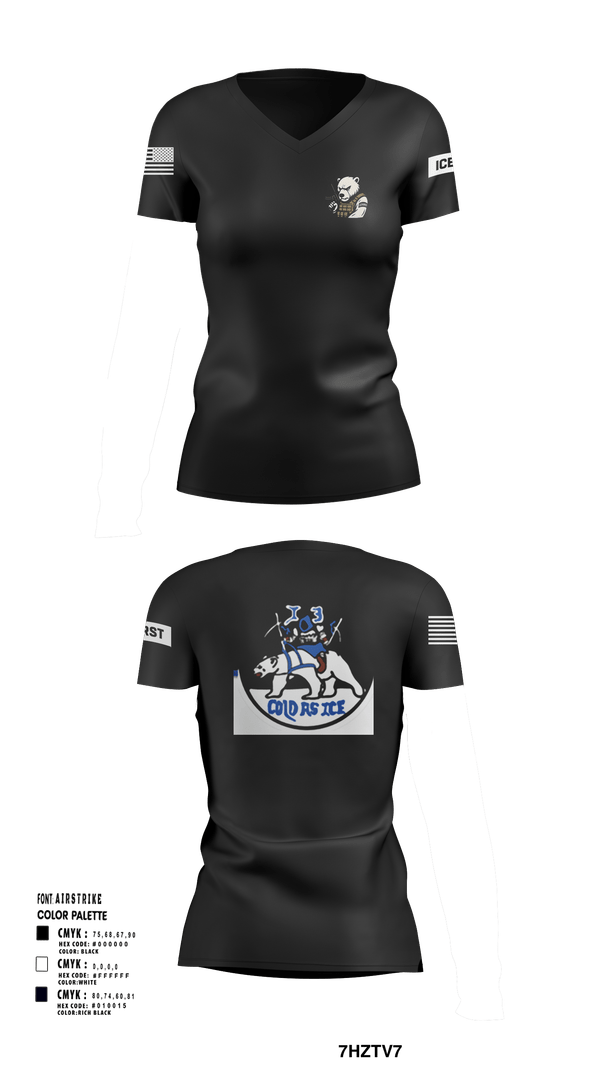 Womens Short Sleeve Vneck Shirt, Icehurst, , Teamtime, Team time, sublimation, custom sports apparel, team uniforms, spirit wear, spiritwear, sports uniforms, custom shirts, team store, custom team store, fundraiser sports, apparel fundraiser