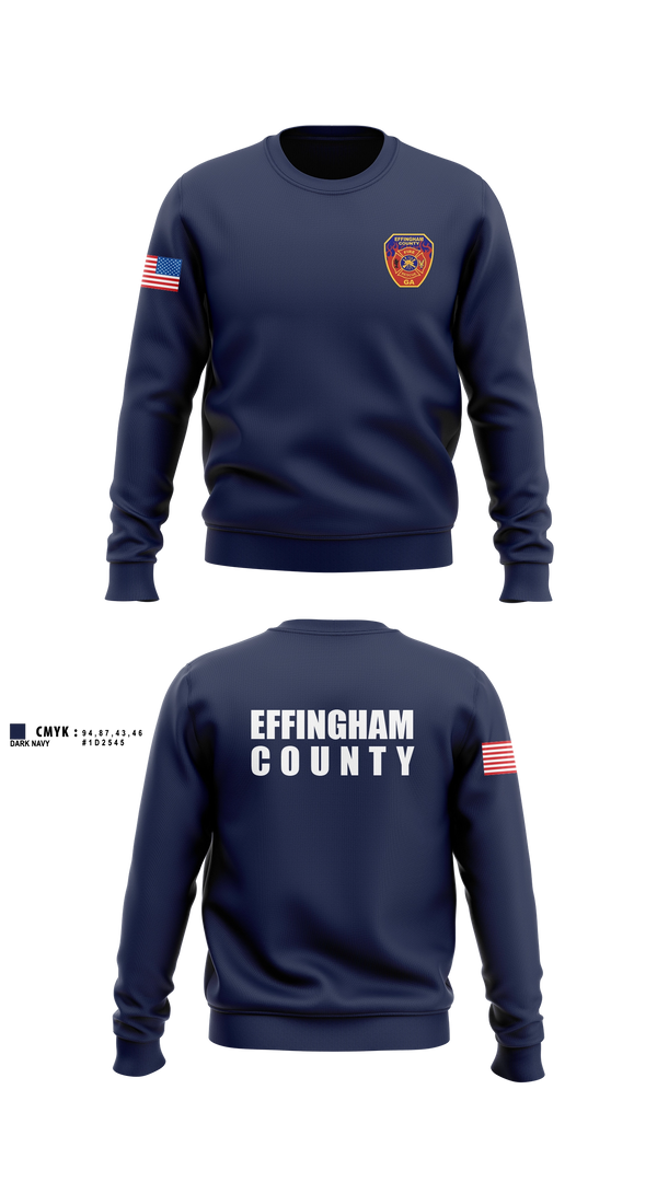 Crew Neck Sweatshirt, ECFR, Fire Department, Teamtime, Team time, sublimation, custom sports apparel, team uniforms, spirit wear, spiritwear, sports uniforms, custom shirts, team store, custom team store, fundraiser sports, apparel fundraiser