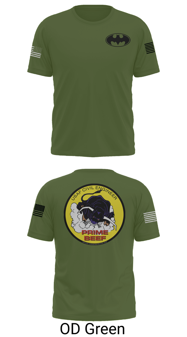 Short Sleeve Performance Shirt, 185th CES, Navy, Teamtime, Team time, sublimation, custom sports apparel, team uniforms, spirit wear, spiritwear, sports uniforms, custom shirts, team store, custom team store, fundraiser sports, apparel fundraiser