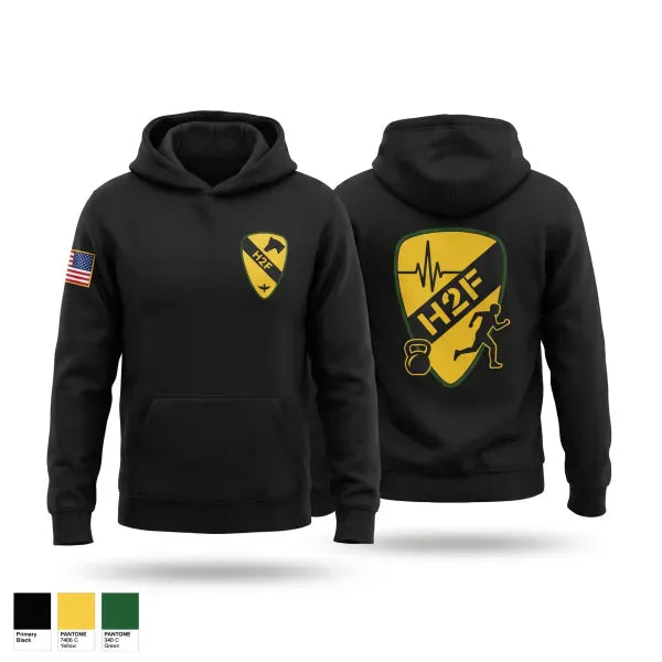 Hoodie, 1st Air Cavalry Brigade H2F, Army, Teamtime, Team time, sublimation, custom sports apparel, team uniforms, spirit wear, spiritwear, sports uniforms, custom shirts, team store, custom team store, fundraiser sports, apparel fundraiser
