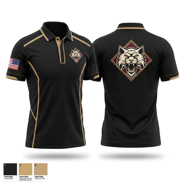 Short Sleeve Performance Polo, 187th MED BN, Army, Teamtime, Team time, sublimation, custom sports apparel, team uniforms, spirit wear, spiritwear, sports uniforms, custom shirts, team store, custom team store, fundraiser sports, apparel fundraiser