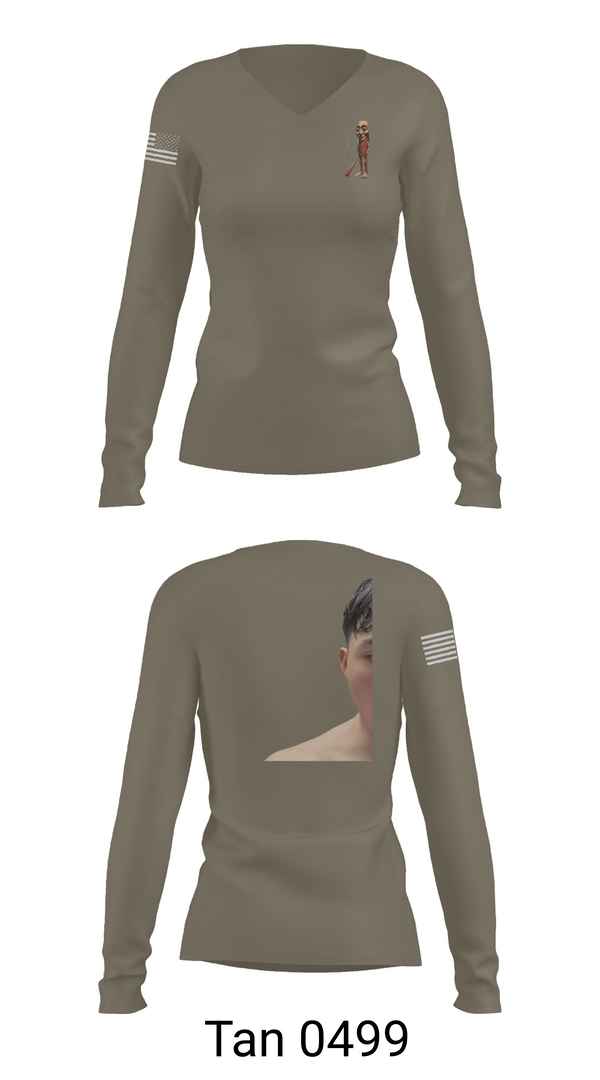 Womens Long Sleeve Vneck Shirt, MWHS-1, Marines, Teamtime, Team time, sublimation, custom sports apparel, team uniforms, spirit wear, spiritwear, sports uniforms, custom shirts, team store, custom team store, fundraiser sports, apparel fundraiser