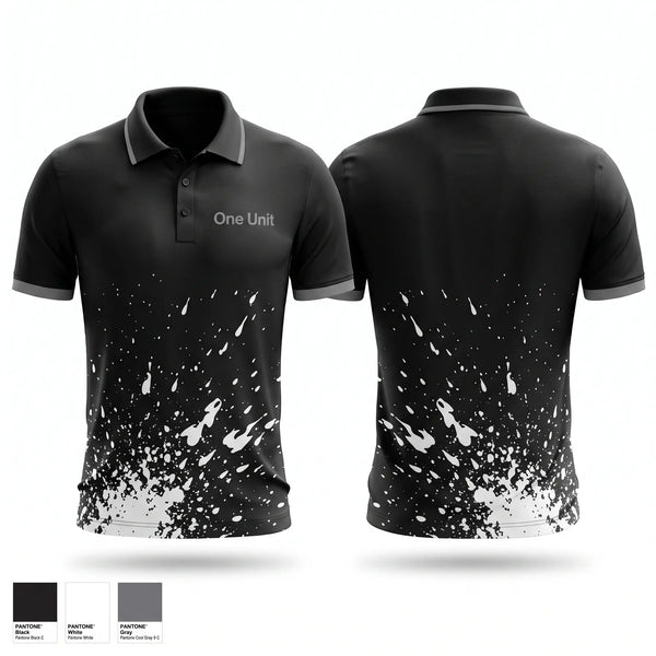 Short Sleeve Performance Polo, One Unit, Men's Basketball, Teamtime, Team time, sublimation, custom sports apparel, team uniforms, spirit wear, spiritwear, sports uniforms, custom shirts, team store, custom team store, fundraiser sports, apparel fundraiser