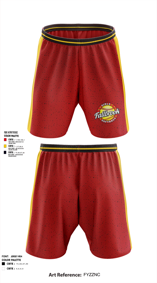 Athletic Shorts With Pockets, Fallbrook girls softball, Softball, Teamtime, Team time, sublimation, custom sports apparel, team uniforms, spirit wear, spiritwear, sports uniforms, custom shirts, team store, custom team store, fundraiser sports, apparel fundraiser