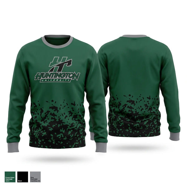Crew Neck Sweatshirt, Huntington University, Cheer, Teamtime, Team time, sublimation, custom sports apparel, team uniforms, spirit wear, spiritwear, sports uniforms, custom shirts, team store, custom team store, fundraiser sports, apparel fundraiser