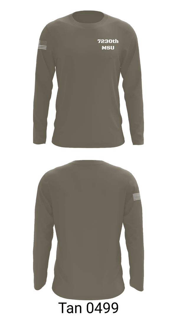 Long Sleeve Performance Shirt, 7230th MSU, Army, Teamtime, Team time, sublimation, custom sports apparel, team uniforms, spirit wear, spiritwear, sports uniforms, custom shirts, team store, custom team store, fundraiser sports, apparel fundraiser