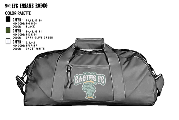 Duffle Bag, Cactus Fc, Men's Soccer, Teamtime, Team time, sublimation, custom sports apparel, team uniforms, spirit wear, spiritwear, sports uniforms, custom shirts, team store, custom team store, fundraiser sports, apparel fundraiser