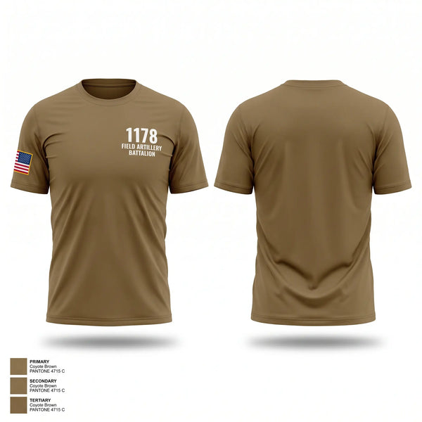 Short Sleeve Performance Shirt, 1-178 Field Artillery Battalion, Army, Teamtime, Team time, sublimation, custom sports apparel, team uniforms, spirit wear, spiritwear, sports uniforms, custom shirts, team store, custom team store, fundraiser sports, apparel fundraiser