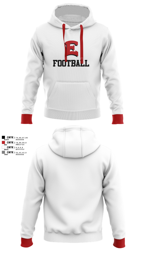 Hoodie, East Scarlets Football, , Teamtime, Team time, sublimation, custom sports apparel, team uniforms, spirit wear, spiritwear, sports uniforms, custom shirts, team store, custom team store, fundraiser sports, apparel fundraiser