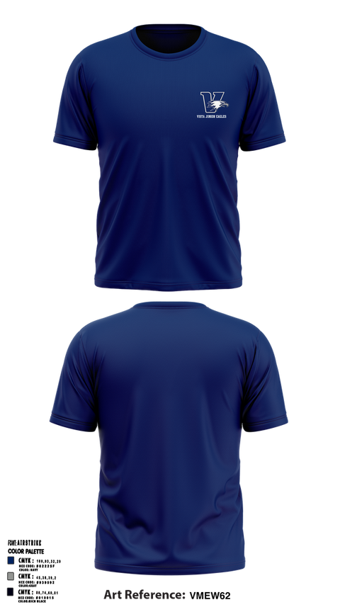 Short Sleeve Performance Shirt, Vista Junior Eagles, , Teamtime, Team time, sublimation, custom sports apparel, team uniforms, spirit wear, spiritwear, sports uniforms, custom shirts, team store, custom team store, fundraiser sports, apparel fundraiser