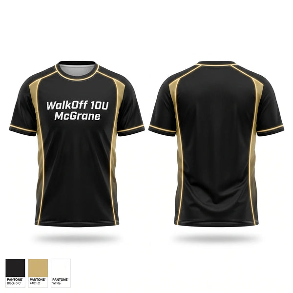 Soft Poly Tee Cotton Like Feel, Walk-Off 10U McGrane, Softball, Teamtime, Team time, sublimation, custom sports apparel, team uniforms, spirit wear, spiritwear, sports uniforms, custom shirts, team store, custom team store, fundraiser sports, apparel fundraiser