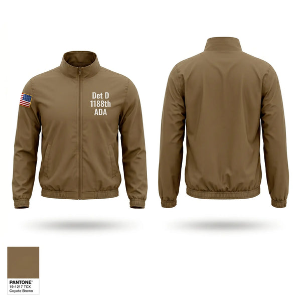 Windbreaker, Det. D. 1-188th ADA, National Guard, Teamtime, Team time, sublimation, custom sports apparel, team uniforms, spirit wear, spiritwear, sports uniforms, custom shirts, team store, custom team store, fundraiser sports, apparel fundraiser