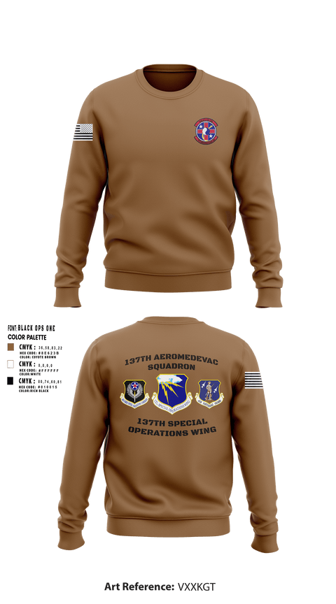 Crew Neck Sweatshirt, 137th AES, , Teamtime, Team time, sublimation, custom sports apparel, team uniforms, spirit wear, spiritwear, sports uniforms, custom shirts, team store, custom team store, fundraiser sports, apparel fundraiser