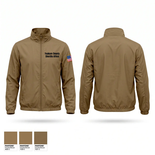 Windbreaker, Yoakum County Sheriff’s Office, Police, Teamtime, Team time, sublimation, custom sports apparel, team uniforms, spirit wear, spiritwear, sports uniforms, custom shirts, team store, custom team store, fundraiser sports, apparel fundraiser