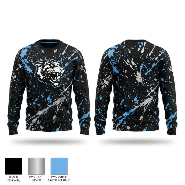 Crew Neck Sweatshirt, East Chapel Hill High School Swimming, Swimming, Teamtime, Team time, sublimation, custom sports apparel, team uniforms, spirit wear, spiritwear, sports uniforms, custom shirts, team store, custom team store, fundraiser sports, apparel fundraiser