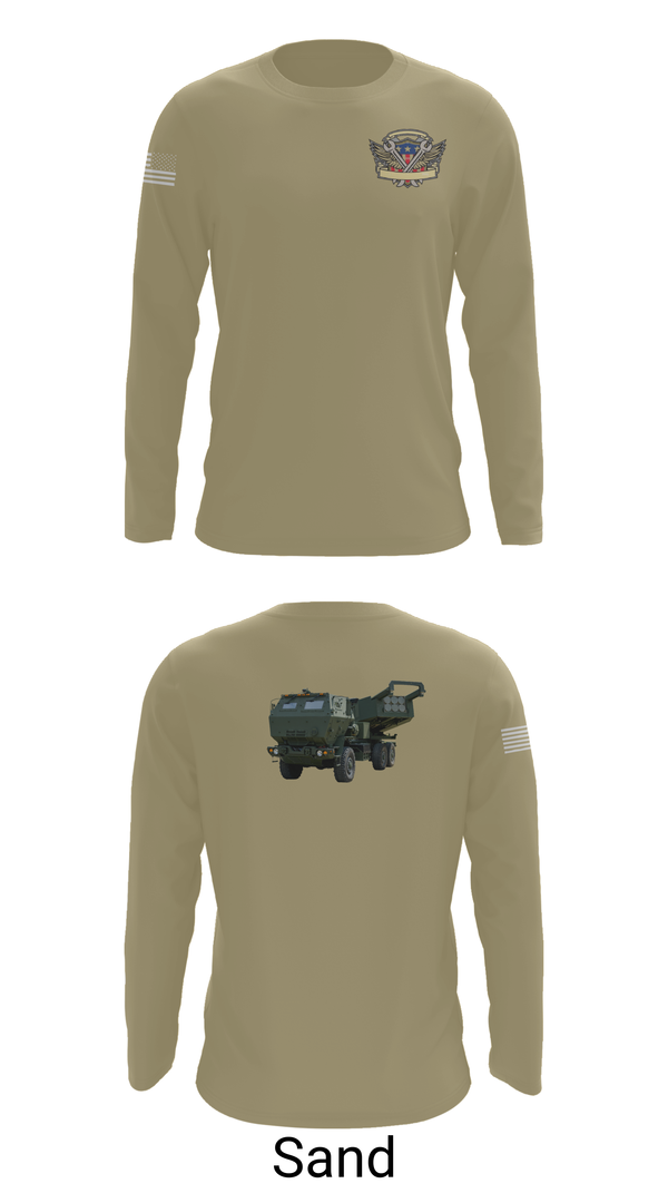 Long Sleeve Performance Shirt, 182nd Field Artillery, Army, Teamtime, Team time, sublimation, custom sports apparel, team uniforms, spirit wear, spiritwear, sports uniforms, custom shirts, team store, custom team store, fundraiser sports, apparel fundraiser