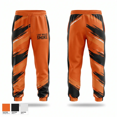 Sweatpants, Lake Wales Smoke, Baseball, Teamtime, Team time, sublimation, custom sports apparel, team uniforms, spirit wear, spiritwear, sports uniforms, custom shirts, team store, custom team store, fundraiser sports, apparel fundraiser