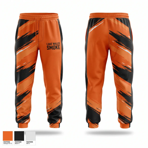 Sweatpants, Lake Wales Smoke, Baseball, Teamtime, Team time, sublimation, custom sports apparel, team uniforms, spirit wear, spiritwear, sports uniforms, custom shirts, team store, custom team store, fundraiser sports, apparel fundraiser