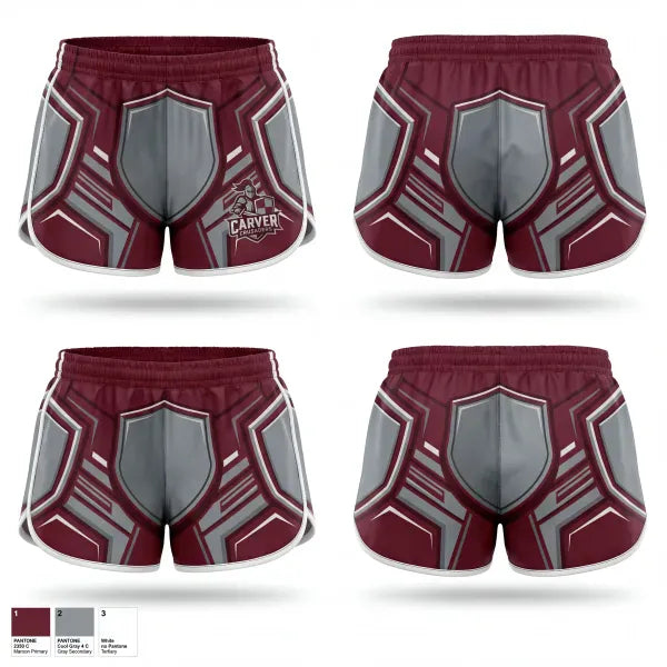 Womens Shorts, Carver Crusaders Field Hockey, Field Hockey, Teamtime, Team time, sublimation, custom sports apparel, team uniforms, spirit wear, spiritwear, sports uniforms, custom shirts, team store, custom team store, fundraiser sports, apparel fundraiser