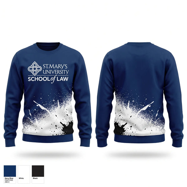 Crew Neck Sweatshirt, St. Mary’s University School of Law, EMS/EMT, Teamtime, Team time, sublimation, custom sports apparel, team uniforms, spirit wear, spiritwear, sports uniforms, custom shirts, team store, custom team store, fundraiser sports, apparel fundraiser