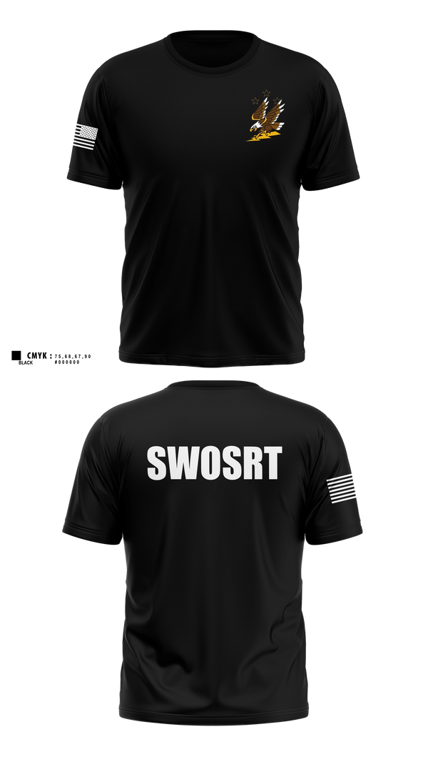 Short Sleeve Performance Shirt, Southwest Oakland Special Response Team, Police, Teamtime, Team time, sublimation, custom sports apparel, team uniforms, spirit wear, spiritwear, sports uniforms, custom shirts, team store, custom team store, fundraiser sports, apparel fundraiser