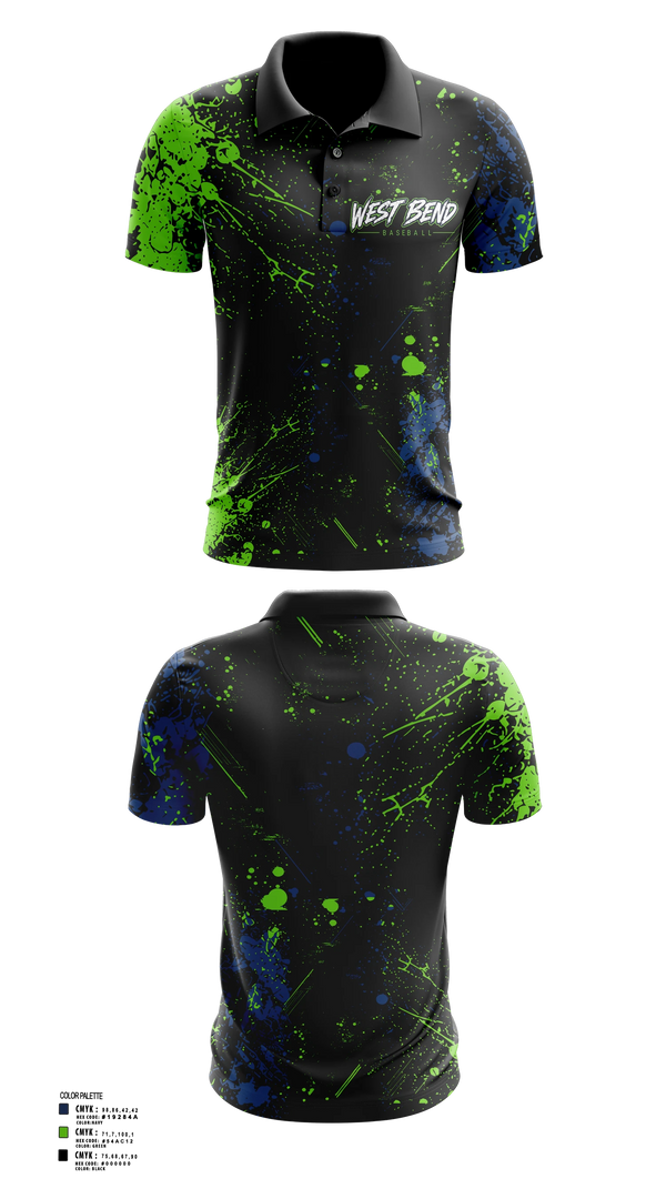 Short Sleeve Performance Polo, West bend bulldogs, Baseball, Teamtime, Team time, sublimation, custom sports apparel, team uniforms, spirit wear, spiritwear, sports uniforms, custom shirts, team store, custom team store, fundraiser sports, apparel fundraiser