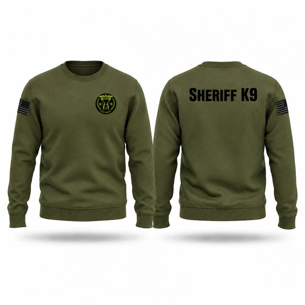 Crew Neck Sweatshirt, Clay County Sheriff’s Office K9, Police, Teamtime, Team time, sublimation, custom sports apparel, team uniforms, spirit wear, spiritwear, sports uniforms, custom shirts, team store, custom team store, fundraiser sports, apparel fundraiser