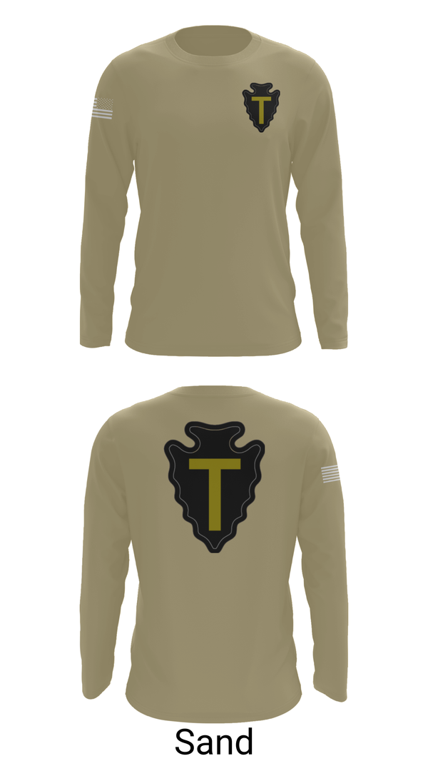 Long Sleeve Performance Shirt, B CO 3-141, Army, Teamtime, Team time, sublimation, custom sports apparel, team uniforms, spirit wear, spiritwear, sports uniforms, custom shirts, team store, custom team store, fundraiser sports, apparel fundraiser