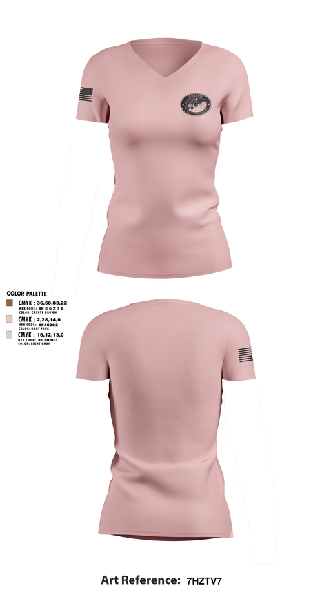 Womens Short Sleeve Vneck Shirt, PMO SSP Flight Systems, Navy, Teamtime, Team time, sublimation, custom sports apparel, team uniforms, spirit wear, spiritwear, sports uniforms, custom shirts, team store, custom team store, fundraiser sports, apparel fundraiser
