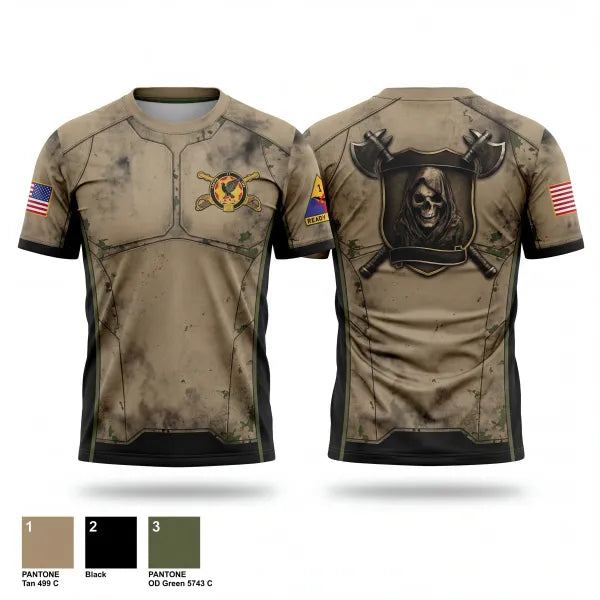 Short Sleeve Performance Shirt, E Trp, 6-1 CAV, Army, Teamtime, Team time, sublimation, custom sports apparel, team uniforms, spirit wear, spiritwear, sports uniforms, custom shirts, team store, custom team store, fundraiser sports, apparel fundraiser