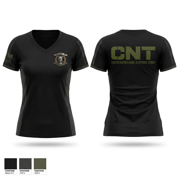 Womens Short Sleeve Vneck Shirt, Southern Regional Response Group, Police, Teamtime, Team time, sublimation, custom sports apparel, team uniforms, spirit wear, spiritwear, sports uniforms, custom shirts, team store, custom team store, fundraiser sports, apparel fundraiser