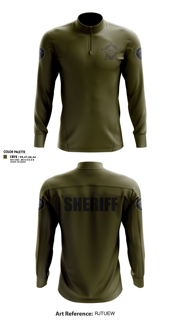 Quarter Zip Jacket, Bartow County Sheriff’s Office, Police, Teamtime, Team time, sublimation, custom sports apparel, team uniforms, spirit wear, spiritwear, sports uniforms, custom shirts, team store, custom team store, fundraiser sports, apparel fundraiser