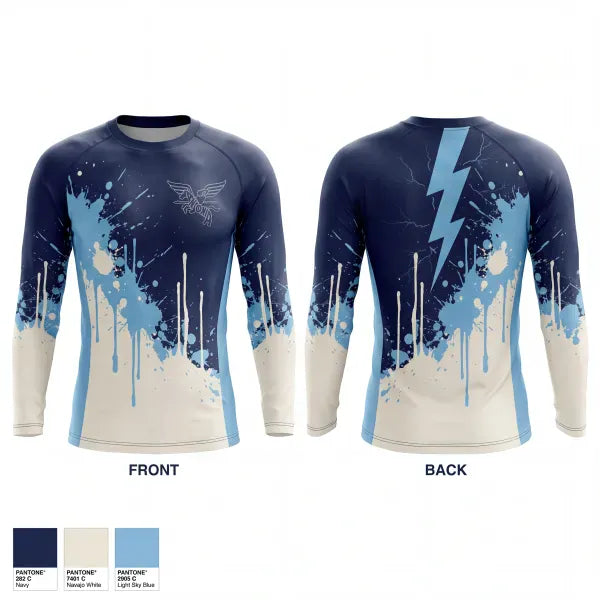 Long Sleeve Performance Shirt, Ansonia Chargers, Track & Field, Teamtime, Team time, sublimation, custom sports apparel, team uniforms, spirit wear, spiritwear, sports uniforms, custom shirts, team store, custom team store, fundraiser sports, apparel fundraiser