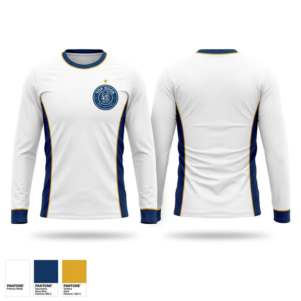 Long Sleeve Performance Shirt, Top Dogs, Men's Soccer, Teamtime, Team time, sublimation, custom sports apparel, team uniforms, spirit wear, spiritwear, sports uniforms, custom shirts, team store, custom team store, fundraiser sports, apparel fundraiser