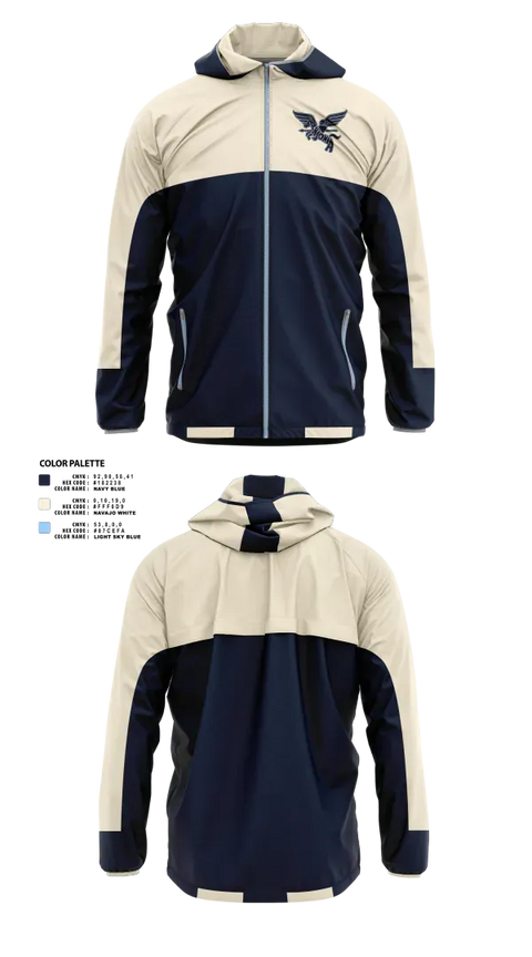 Windbreaker, Ansonia Chargers, Track & Field, Teamtime, Team time, sublimation, custom sports apparel, team uniforms, spirit wear, spiritwear, sports uniforms, custom shirts, team store, custom team store, fundraiser sports, apparel fundraiser