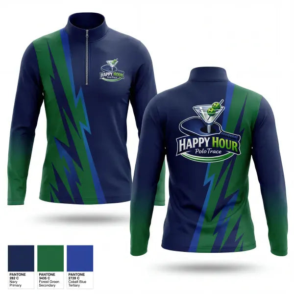 Quarter Zip Jacket, PoloTrace, , Teamtime, Team time, sublimation, custom sports apparel, team uniforms, spirit wear, spiritwear, sports uniforms, custom shirts, team store, custom team store, fundraiser sports, apparel fundraiser