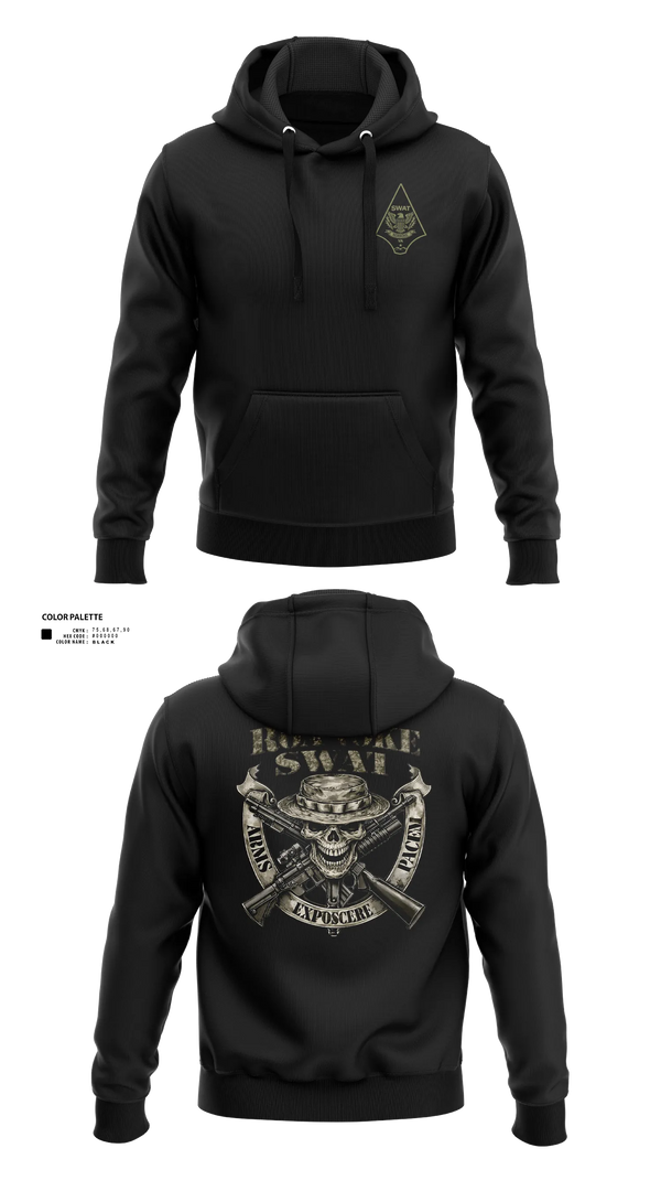Hoodie, Roanoke SWAT, Police, Teamtime, Team time, sublimation, custom sports apparel, team uniforms, spirit wear, spiritwear, sports uniforms, custom shirts, team store, custom team store, fundraiser sports, apparel fundraiser