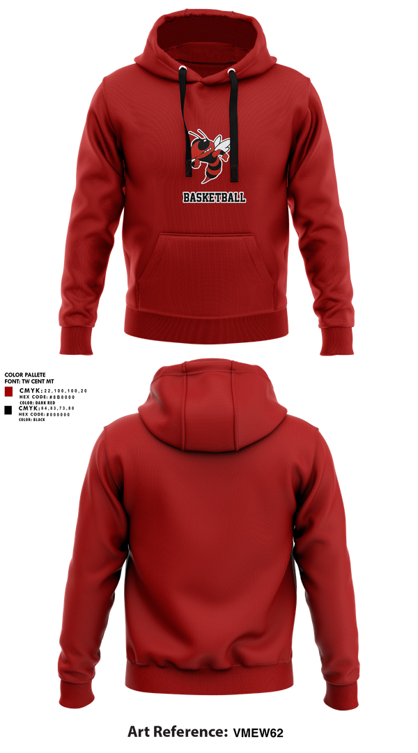 Hoodie, Crystal City High School Hornets Basketball, Women's Basketball, Teamtime, Team time, sublimation, custom sports apparel, team uniforms, spirit wear, spiritwear, sports uniforms, custom shirts, team store, custom team store, fundraiser sports, apparel fundraiser