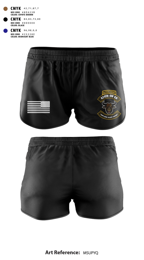Ranger Panties, 824th QM CO (CADC-A), Army, Teamtime, Team time, sublimation, custom sports apparel, team uniforms, spirit wear, spiritwear, sports uniforms, custom shirts, team store, custom team store, fundraiser sports, apparel fundraiser